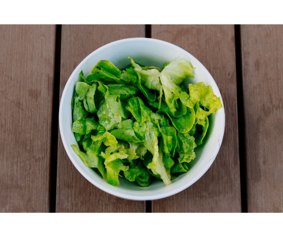 Green vegetables for nutrition
