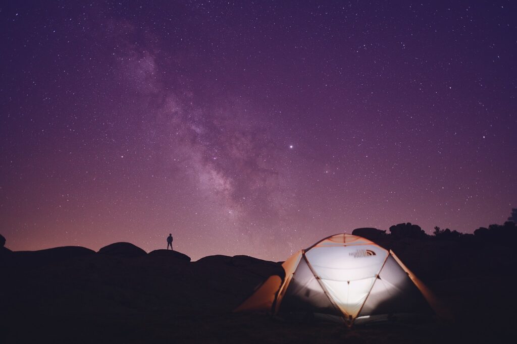 Canada- Camping under sky
